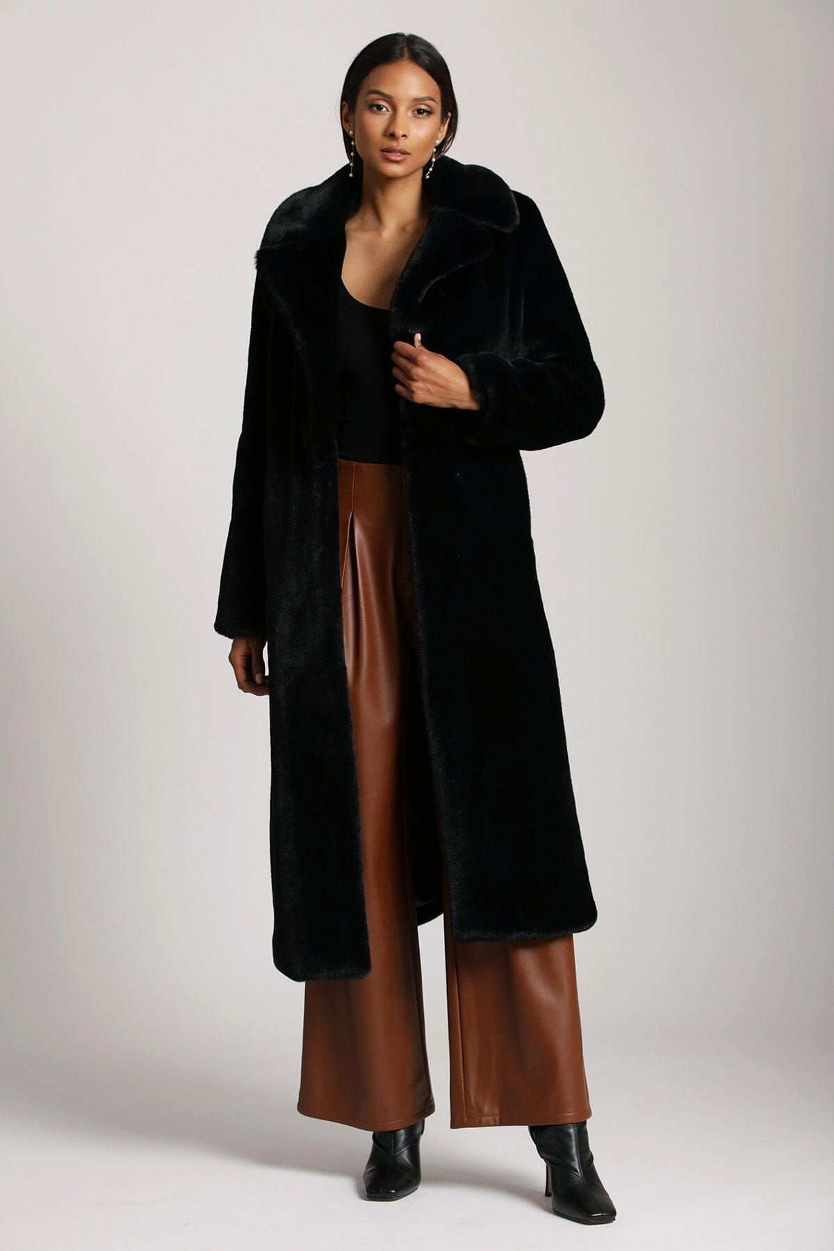 Faux Fur Maxi Coat sold by Avec Les Filles