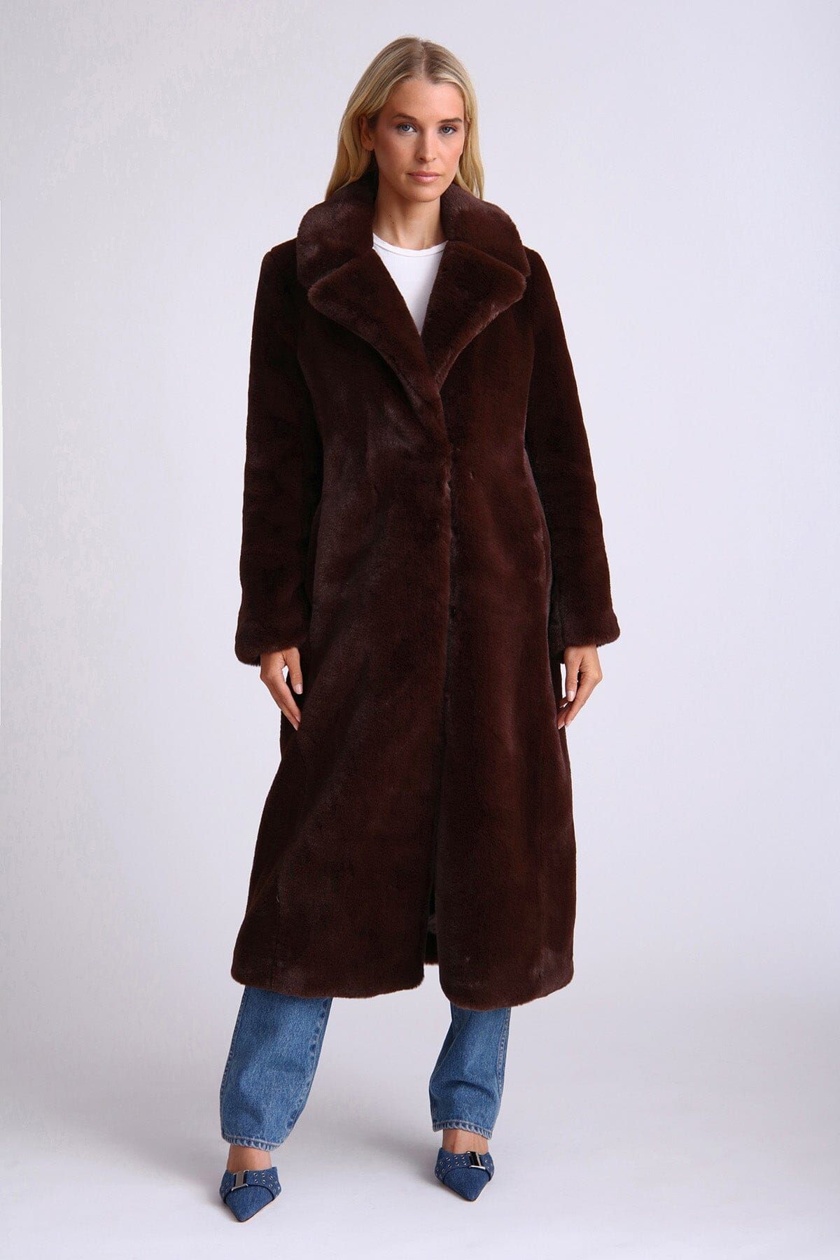 Faux Fur Maxi Coat sold by Avec Les Filles product image thumbnail 5