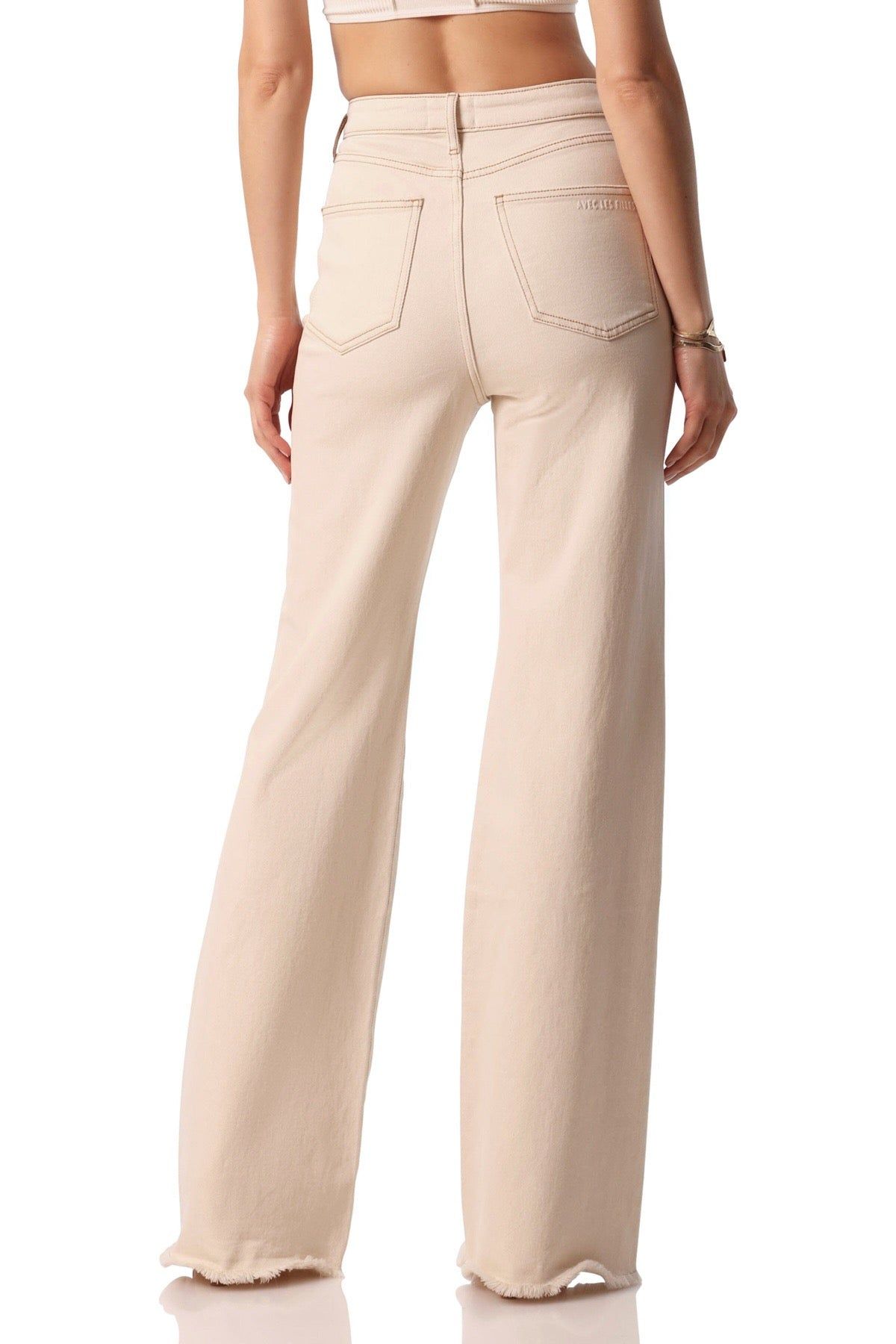 High Rise Stretch Flare Jeans sold by Avec Les Filles product image thumbnail 6