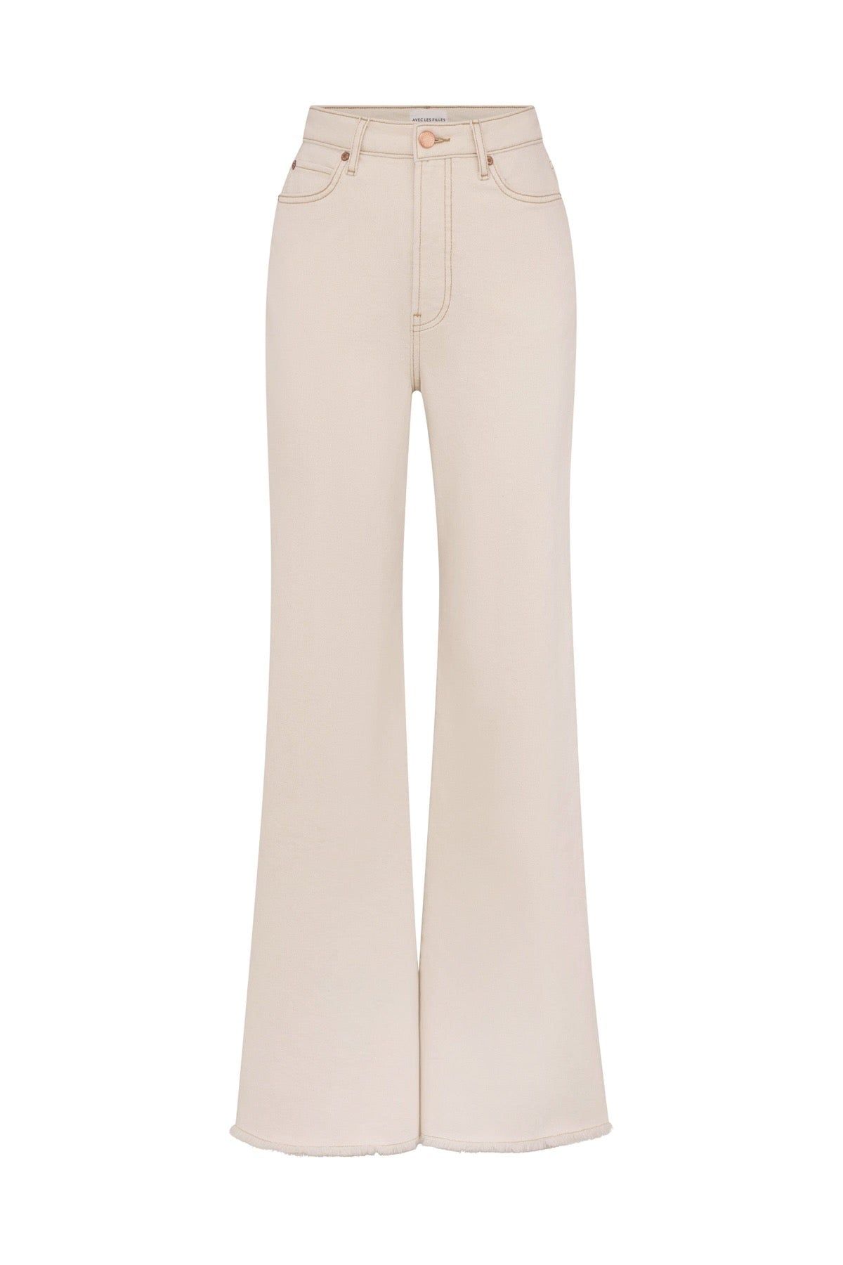 High Rise Stretch Flare Jeans sold by Avec Les Filles product image thumbnail 8