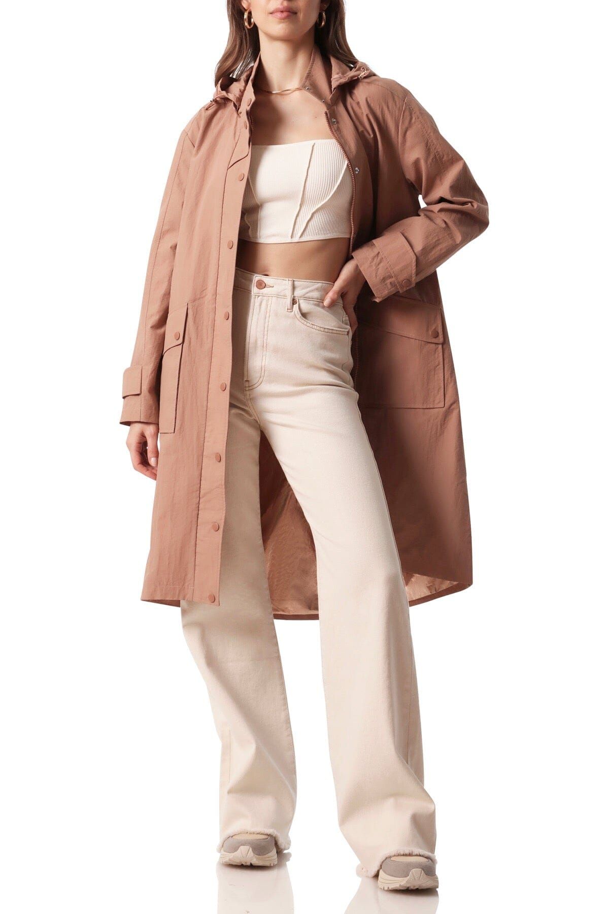 High Rise Stretch Flare Jeans sold by Avec Les Filles product image thumbnail 7