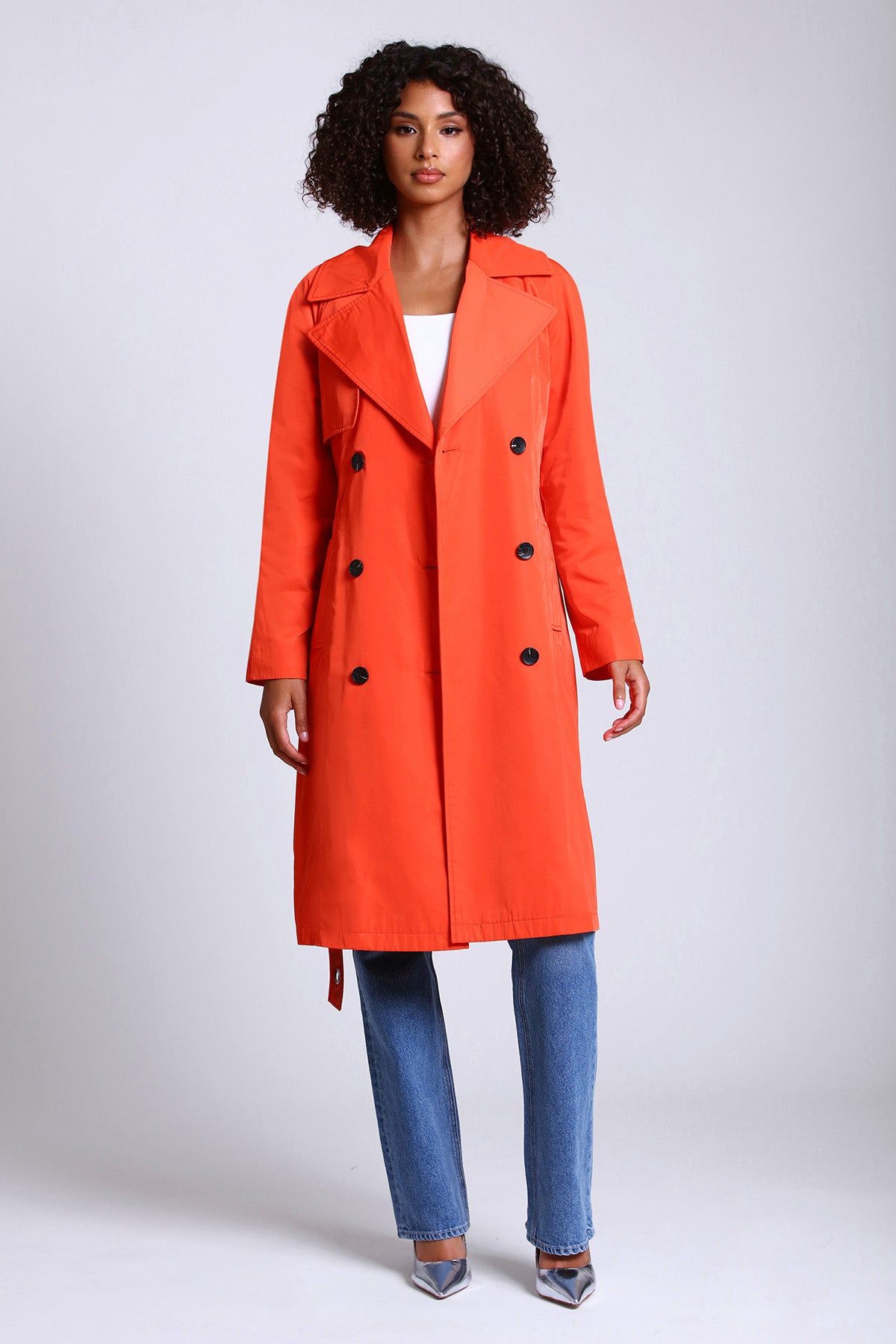 Relaxed Rain Trench Coat sold by Avec Les Filles product image thumbnail 4