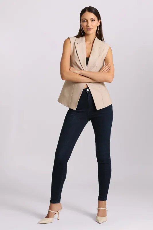 High Waist Sculpt Skinny Jeans sold by Avec Les Filles