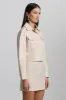 Glazed Faux-Ever Leather™ Trucker Jacket sold by Avec Les Filles