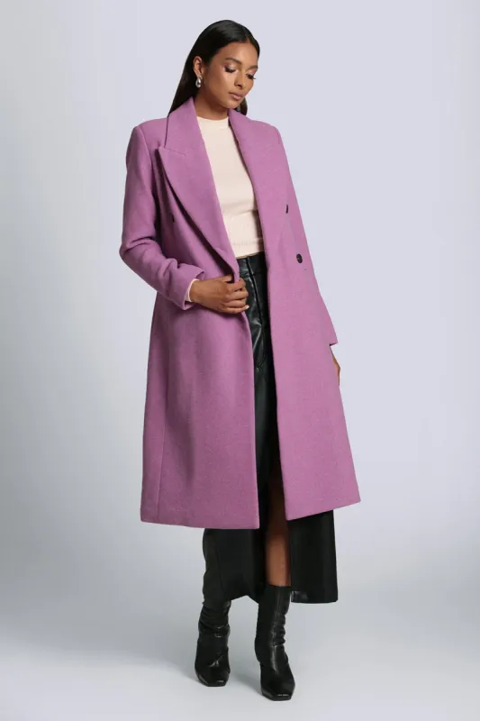 Tailored Double-Breasted Coat sold by Avec Les Filles