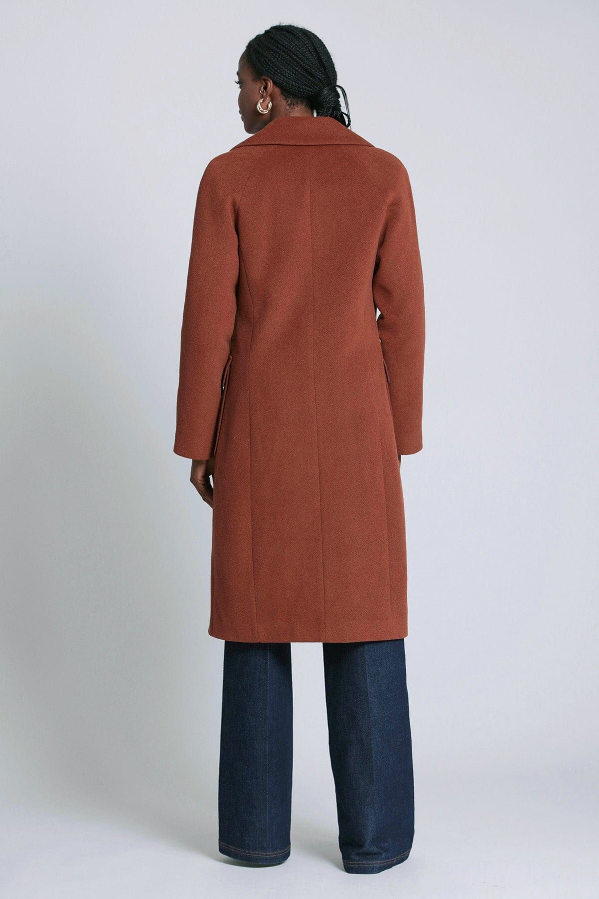 Wool Blend Double-Breasted Coat sold by Avec Les Filles product image thumbnail 5