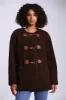 Faux Shearling Toggle Jacket sold by Avec Les Filles