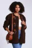 Faux Shearling Toggle Jacket sold by Avec Les Filles