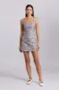 Floral Jacquard Tailored Mini Dress sold by Avec Les Filles
