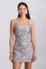 Floral Jacquard Tailored Mini Dress sold by Avec Les Filles