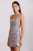 Floral Jacquard Tailored Mini Dress sold by Avec Les Filles