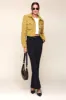 Pintuck High Waist Flare Trouser sold by Avec Les Filles