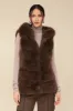 Premium Faux Fur Hooded Vest sold by Avec Les Filles