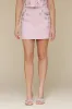 Rhinestone Trim Denim Mini Skirt sold by Avec Les Filles