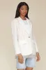 Organza Overlay Tailored Blazer sold by Avec Les Filles