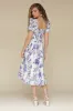 Floral Cotton Puff Sleeve Midi Dress sold by Avec Les Filles