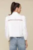 Cotton Broderie Anglaise Blouse sold by Avec Les Filles