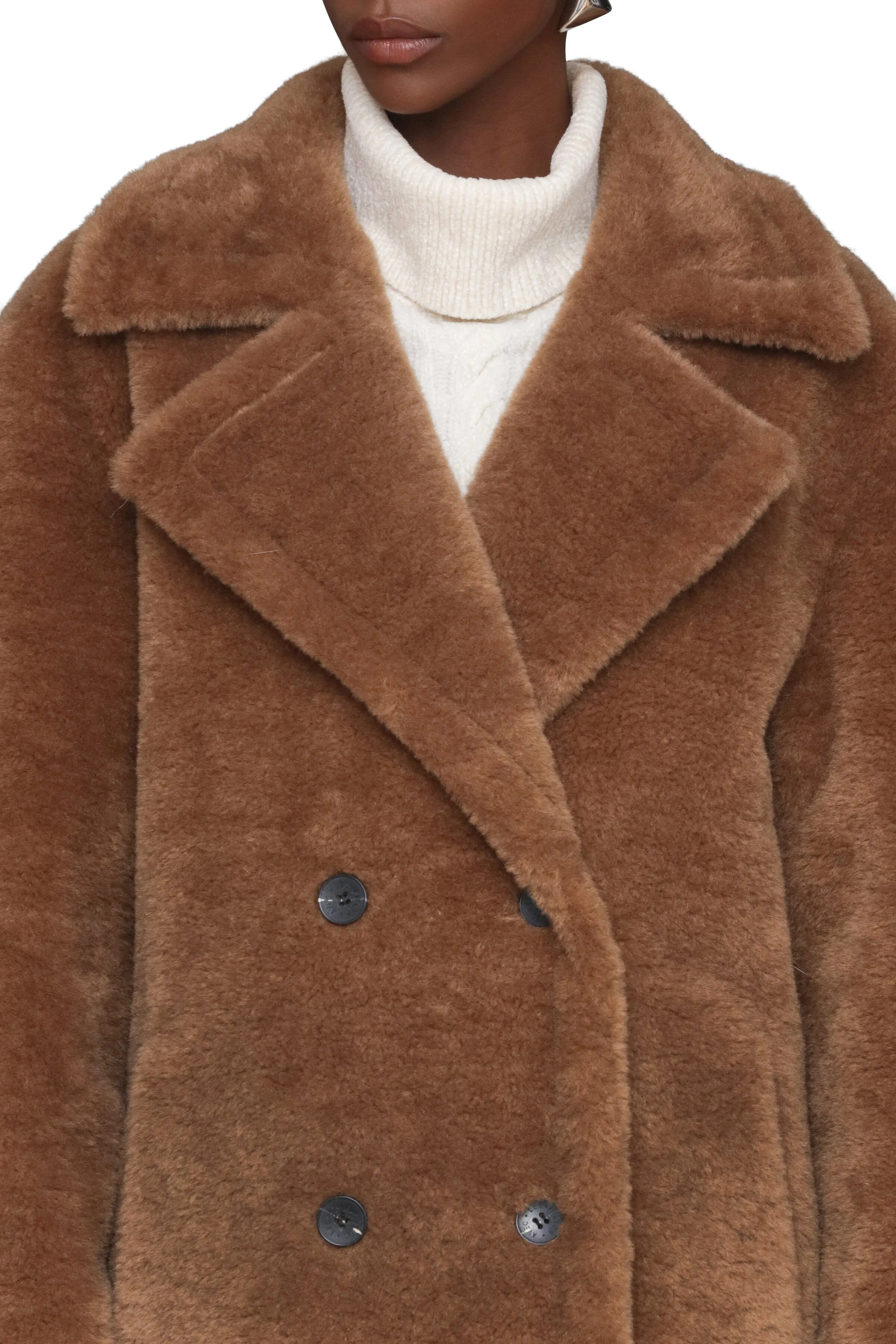 Faux Fur Maxi Coat sold by Avec Les Filles product image thumbnail 3