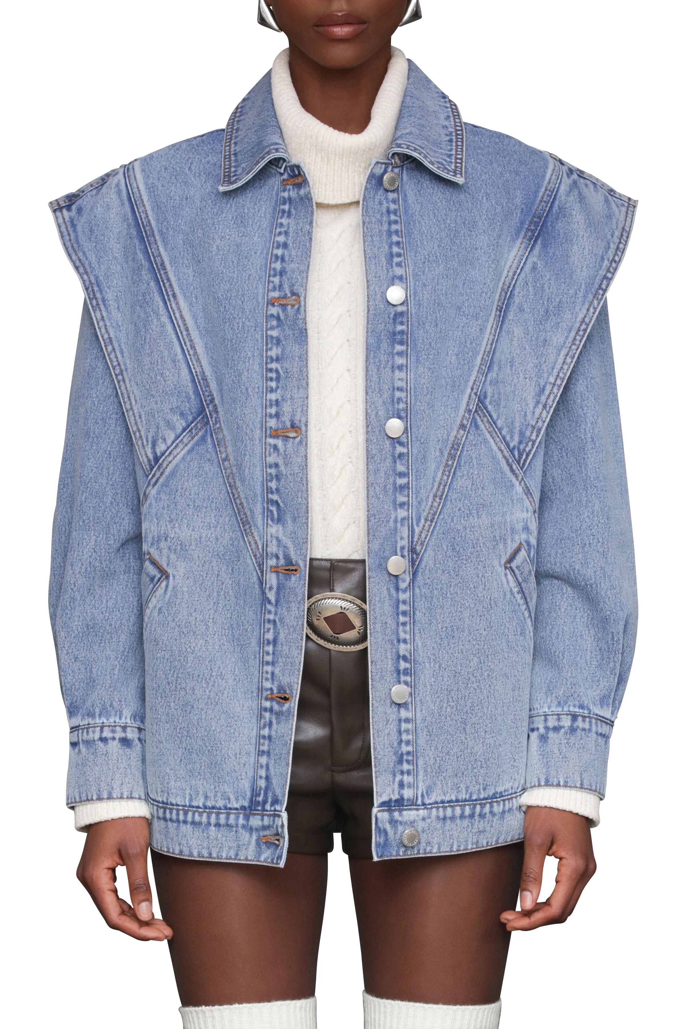 Retro Denim Jacket sold by Avec Les Filles