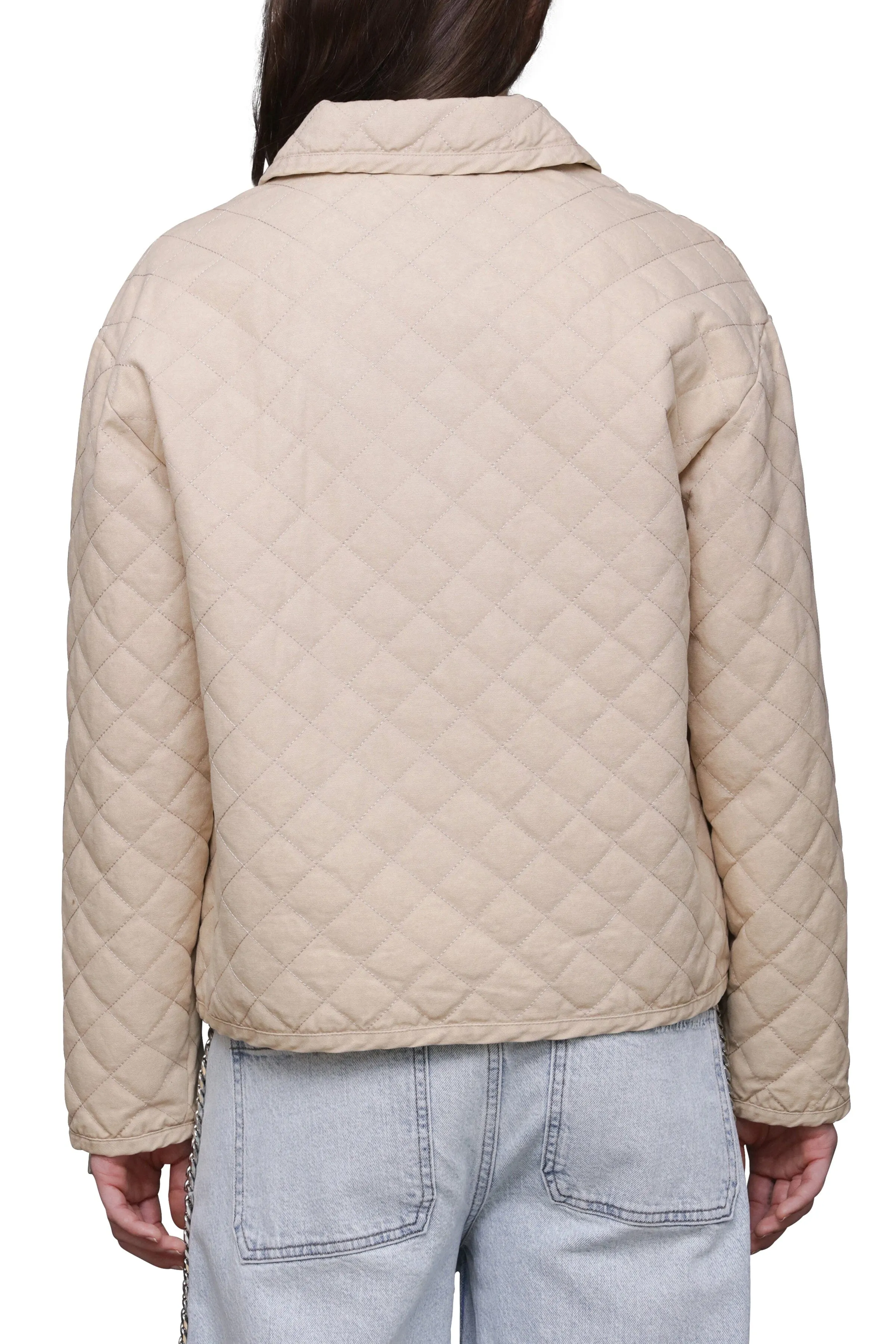 Quilted Cotton Field Jacket sold by Avec Les Filles product image thumbnail 3