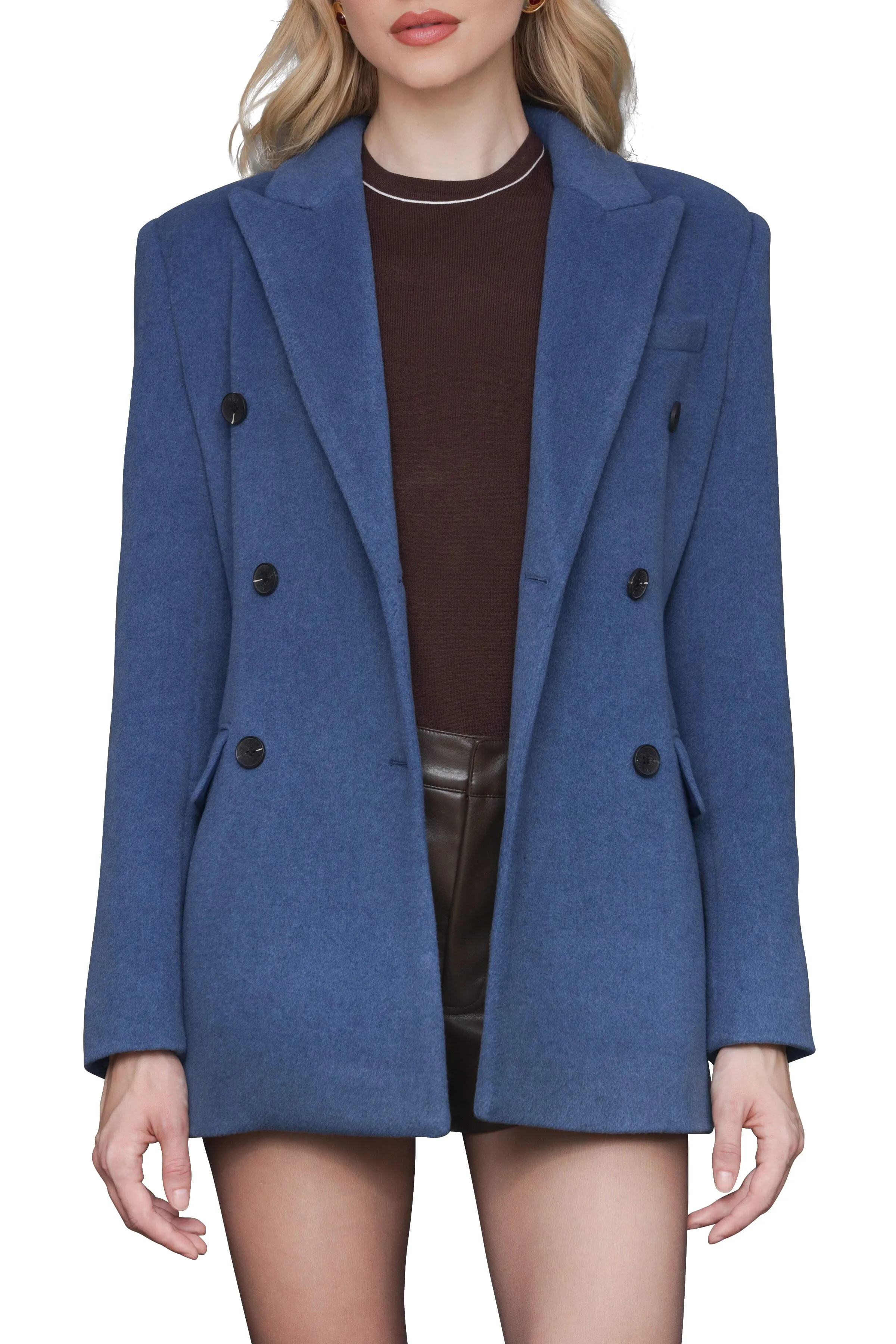 Hourglass Blazer Coat sold by Avec Les Filles