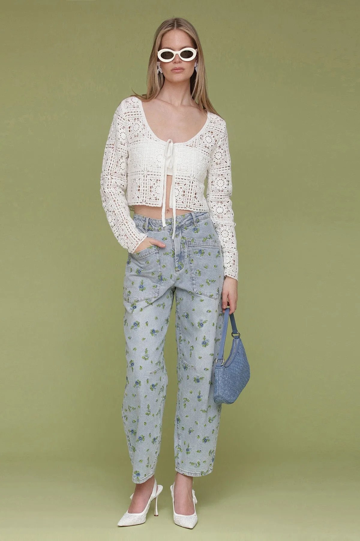 Cardigan Tie At Front sold by Avec Les Filles