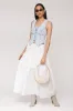 Cotton Broderie Anglaise Maxi Skirt sold by Avec Les Filles