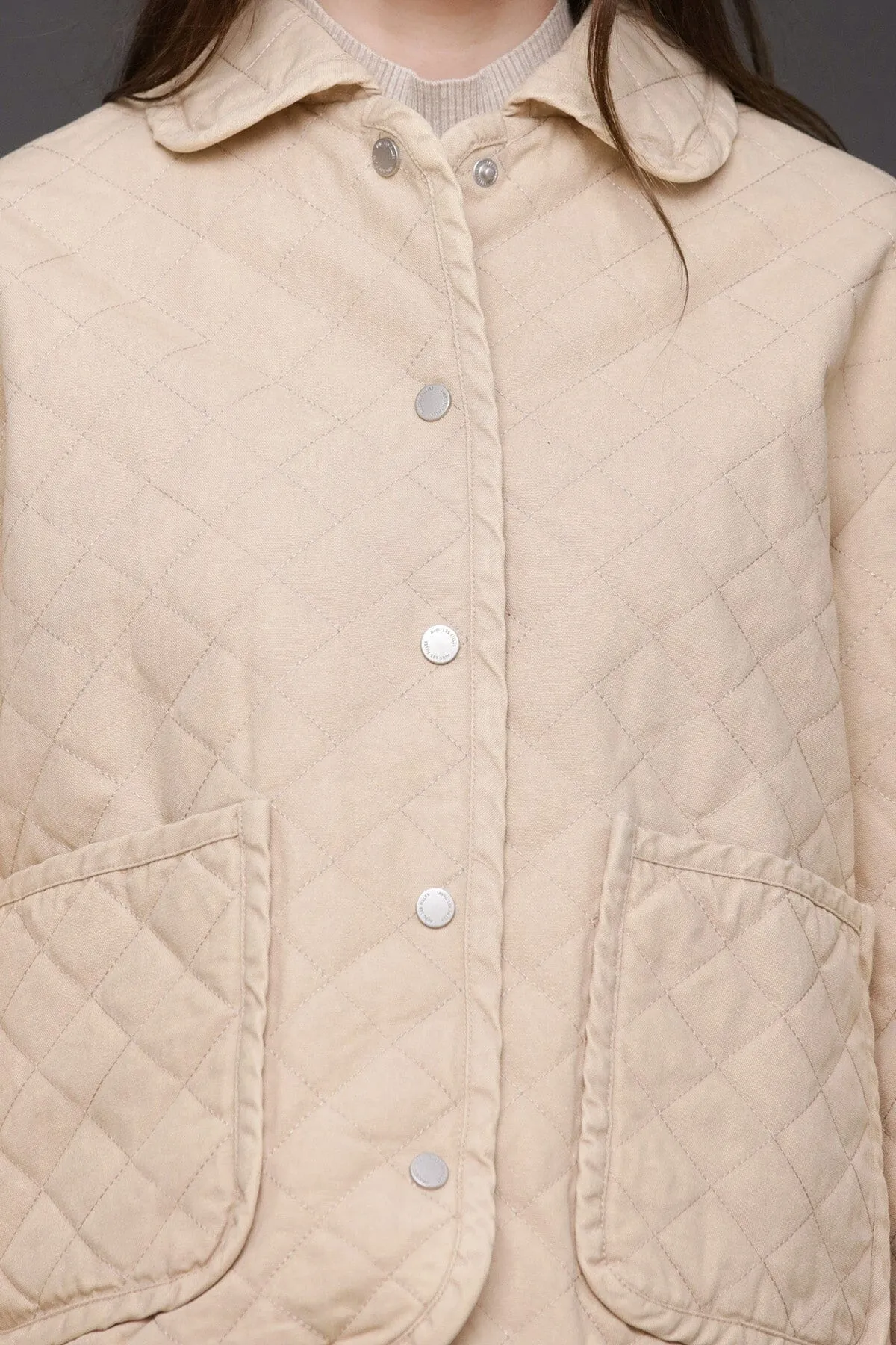 Quilted Cotton Field Jacket sold by Avec Les Filles product image thumbnail 5