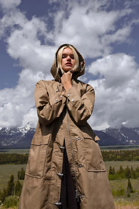 Toggle-Front Cotton Rain Anorak sold by Avec Les Filles