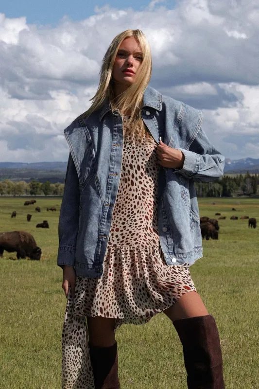 Retro Oversized Denim Jacket sold by Avec Les Filles