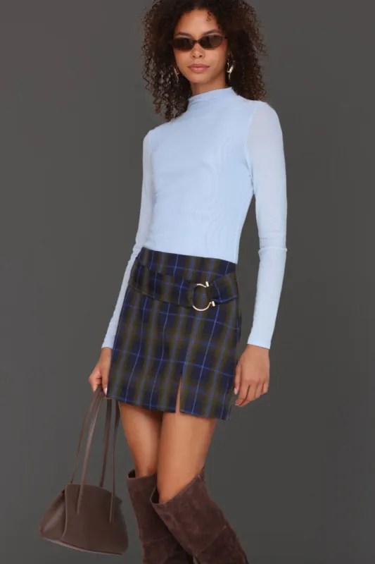 Mesh Mockneck Long Sleeve Top sold by Avec Les Filles