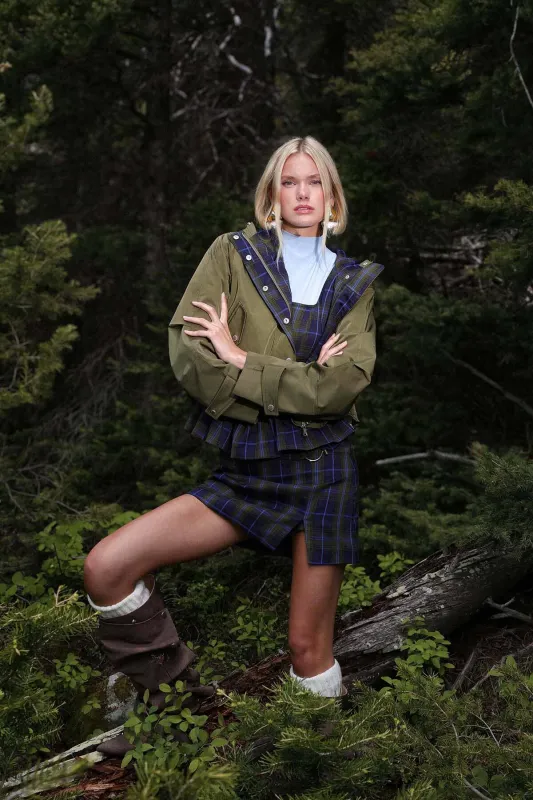 Cropped Anorak Rain Jacket sold by Avec Les Filles