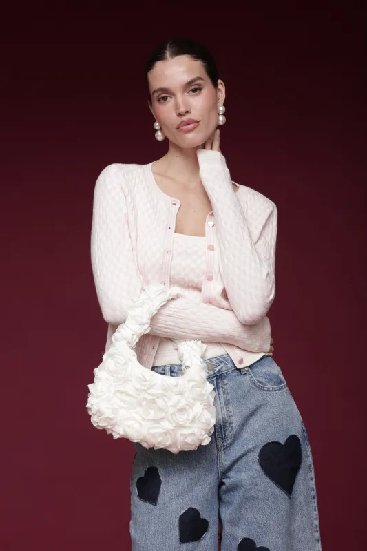 Checkered Cardigan & Tank Top Set sold by Avec Les Filles