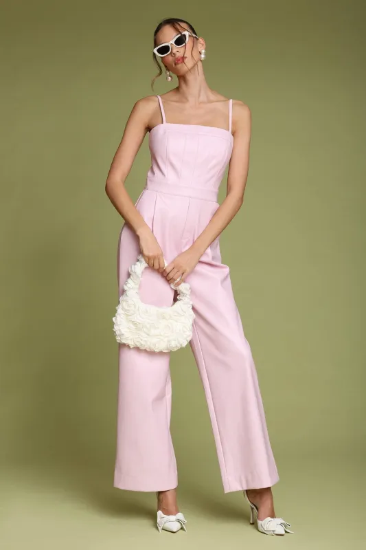 Faux-Ever Leather™ Wide Leg Jumpsuit made by Avec Les Filles