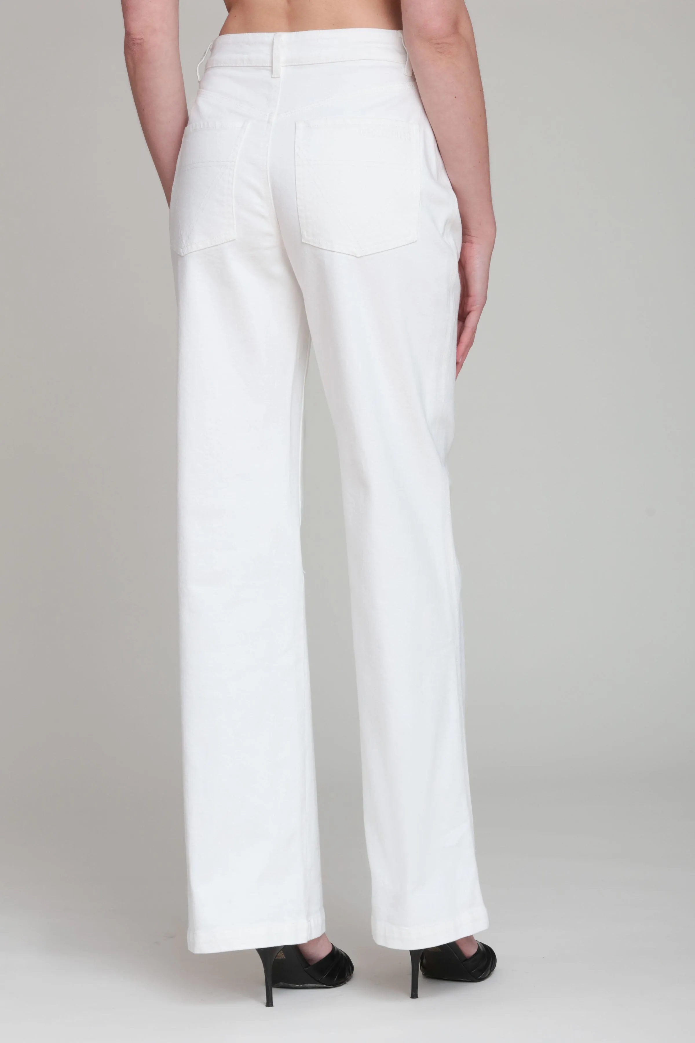 Patch Pocket Flare Jeans sold by Avec Les Filles product image thumbnail 5