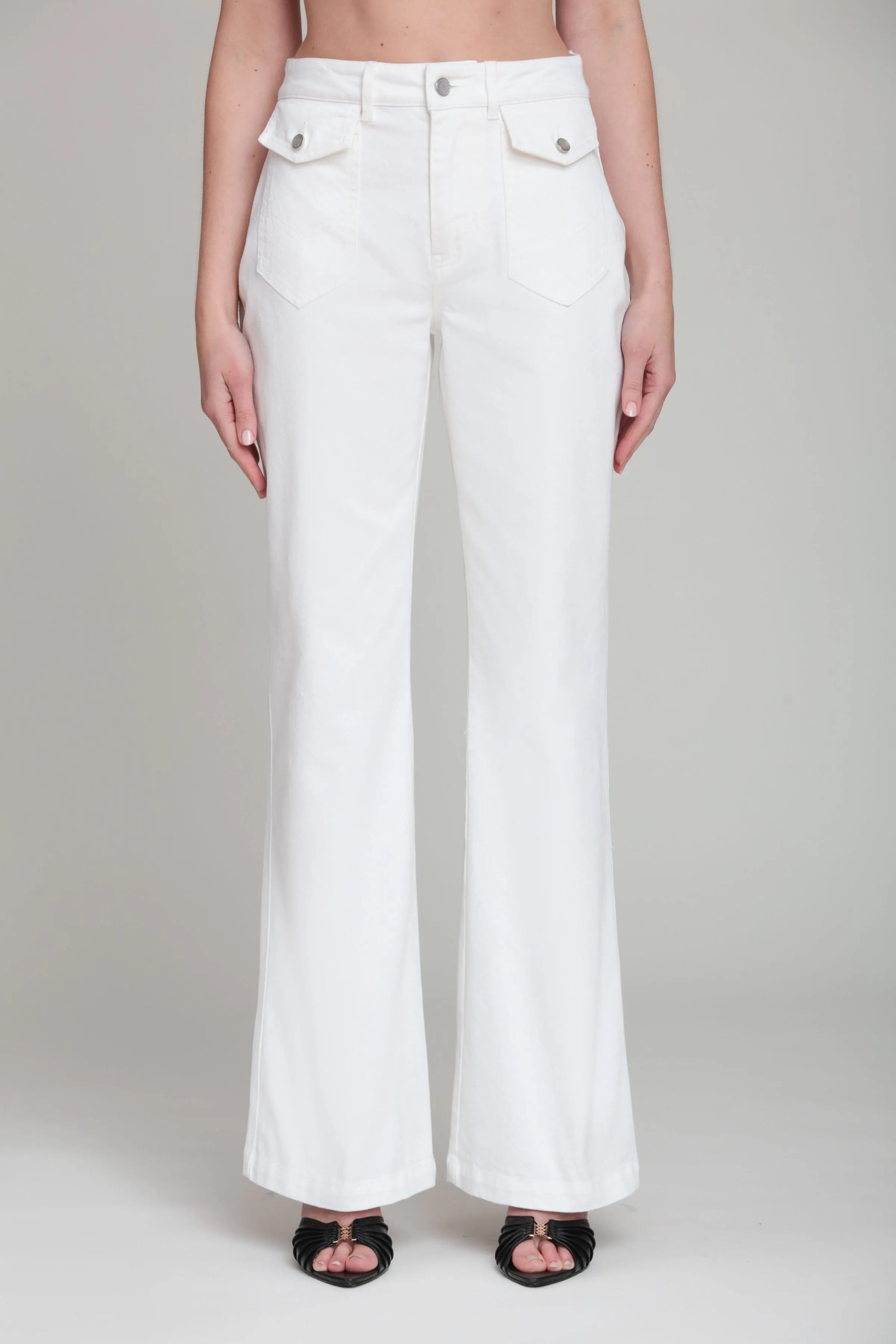 Patch Pocket Flare Jeans sold by Avec Les Filles product image thumbnail 3