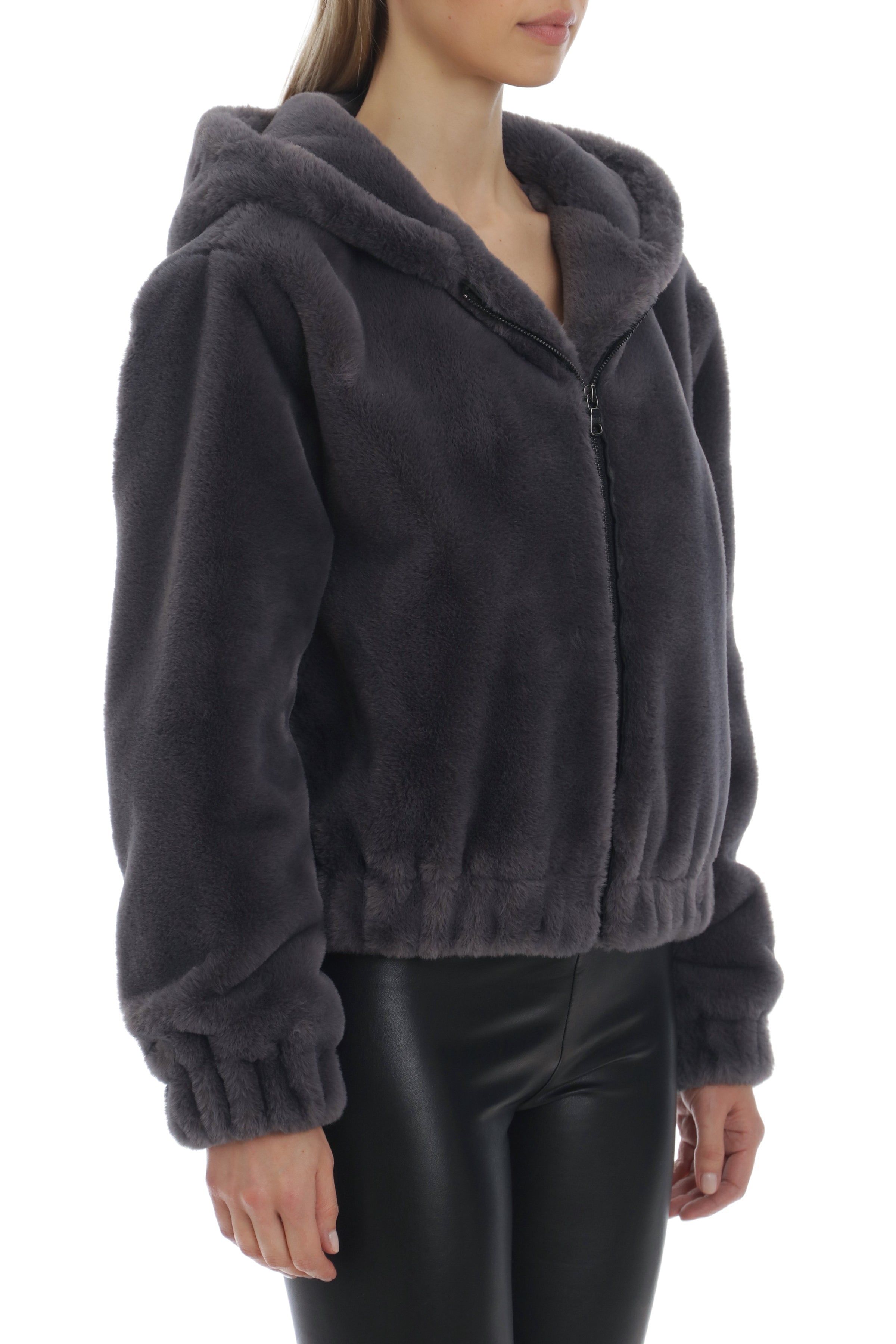 Faux Fur Hoodie sold by Avec Les Filles product image thumbnail 10