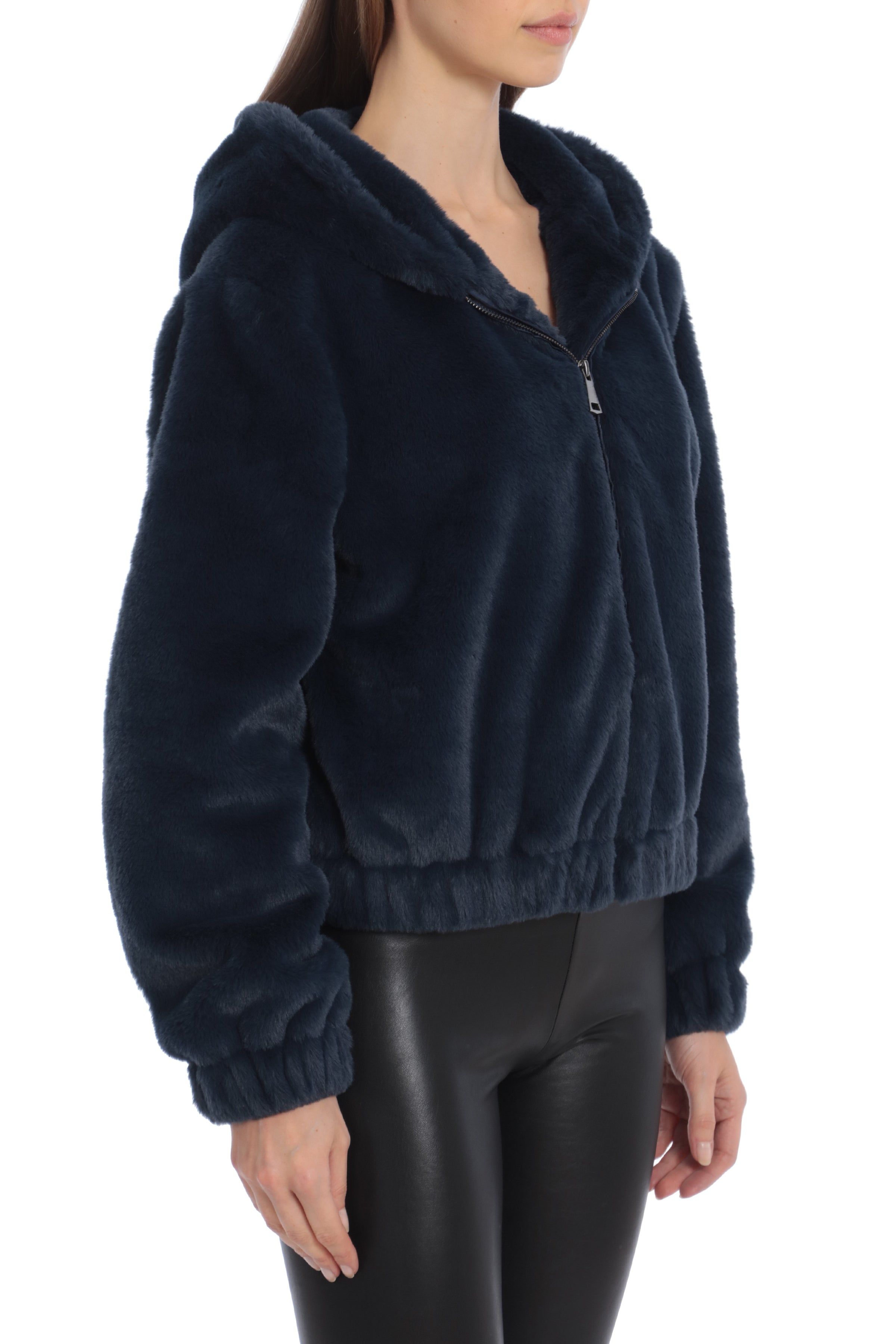 Faux Fur Hoodie sold by Avec Les Filles product image thumbnail 6