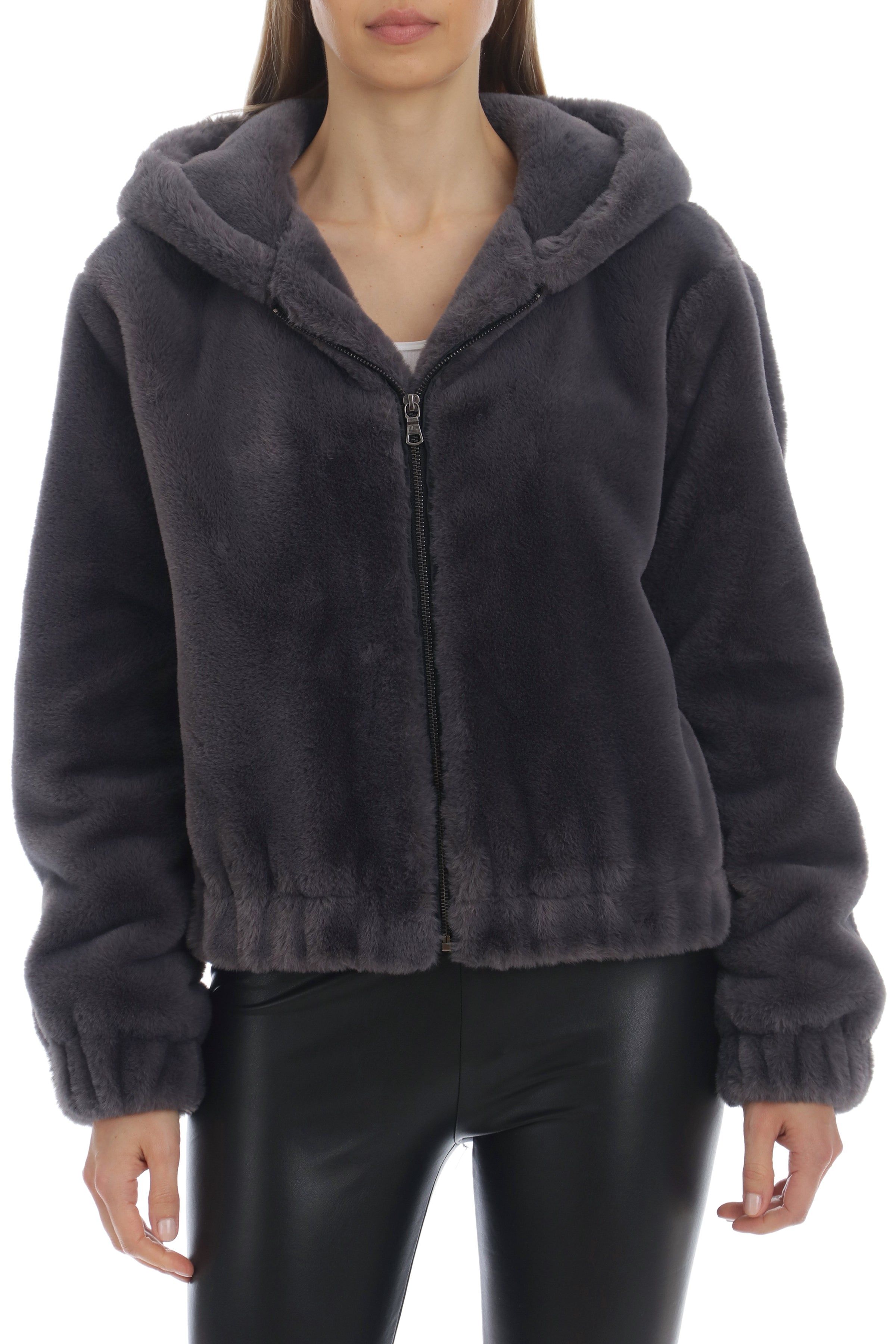 Faux Fur Hoodie sold by Avec Les Filles product image thumbnail 9