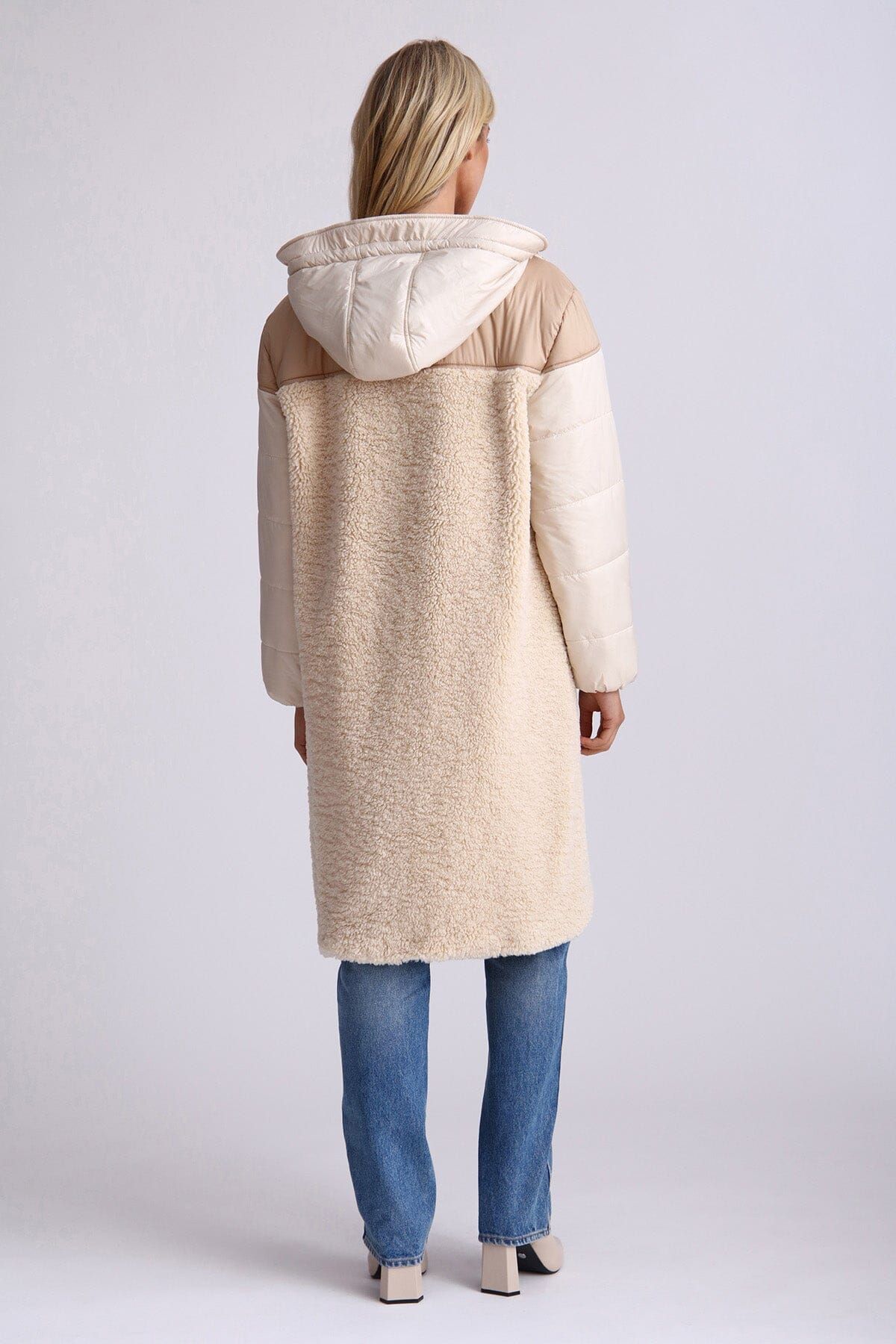 Mixed Media Quilted Anorak sold by Avec Les Filles product image thumbnail 5