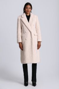 Tailored Faux Shearling Coat sold by Avec Les Filles