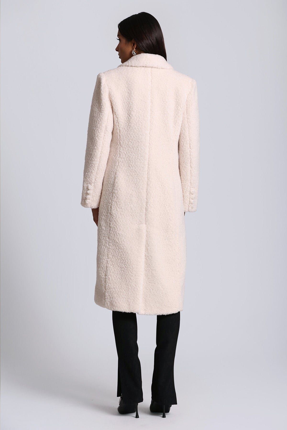 Tailored Faux Shearling Coat sold by Avec Les Filles product image thumbnail 6