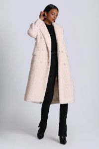 Tailored Faux Shearling Coat sold by Avec Les Filles