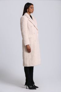 Tailored Faux Shearling Coat sold by Avec Les Filles
