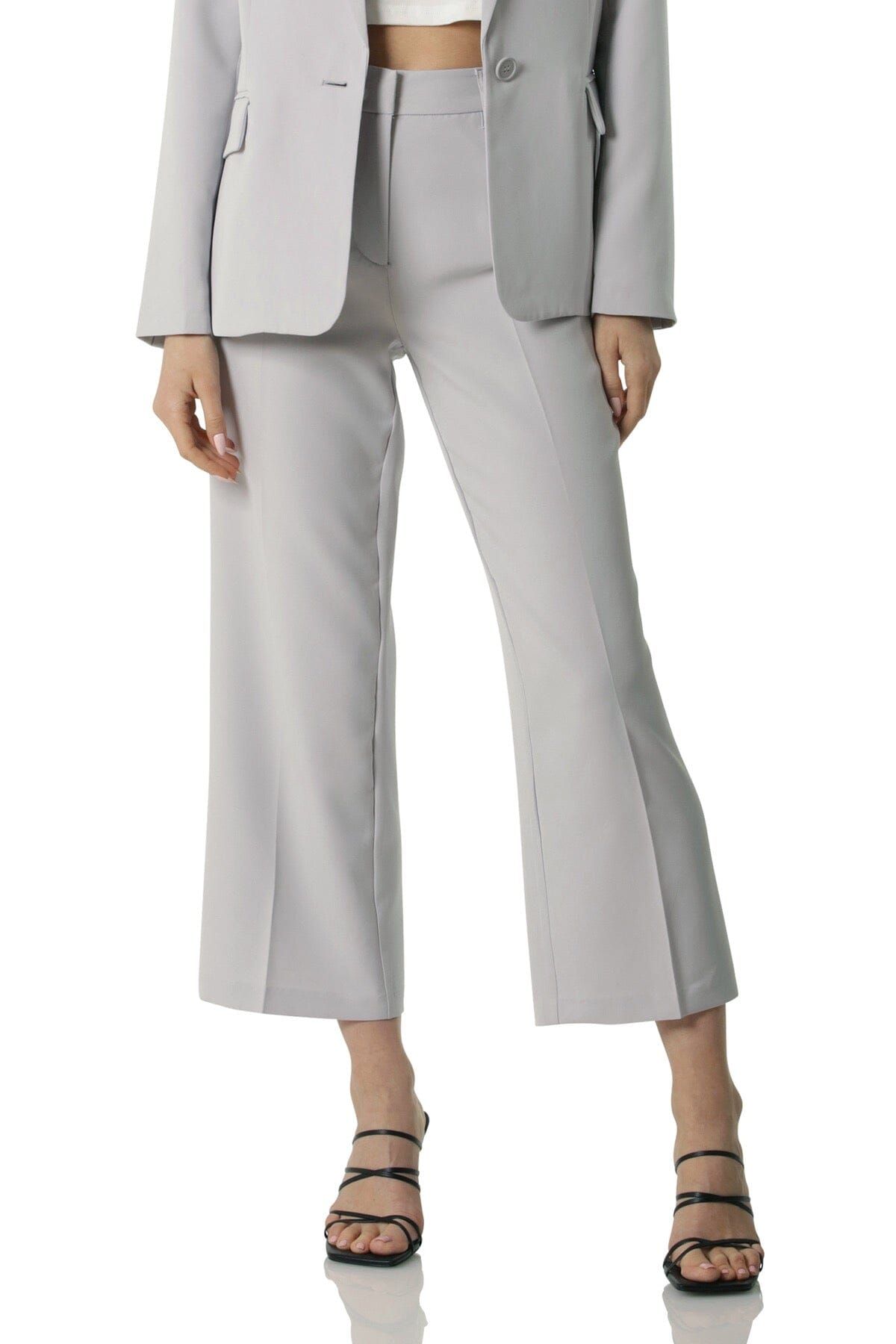 Bagatelle Collection Stretch Straight Leg Cropped Trouser sold by Avec Les Filles product image thumbnail 2