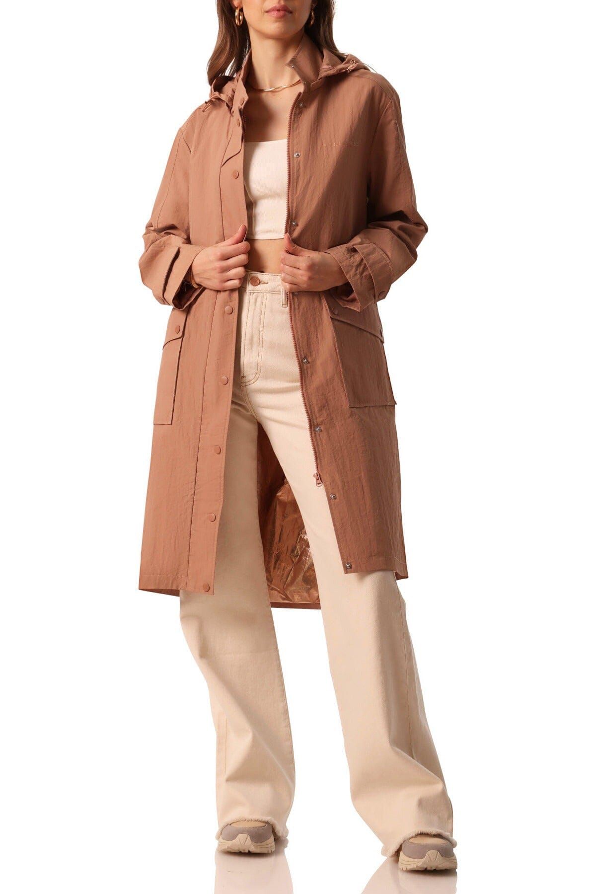 Oversized Nylon Rain Anorak sold by Avec Les Filles product image thumbnail 11