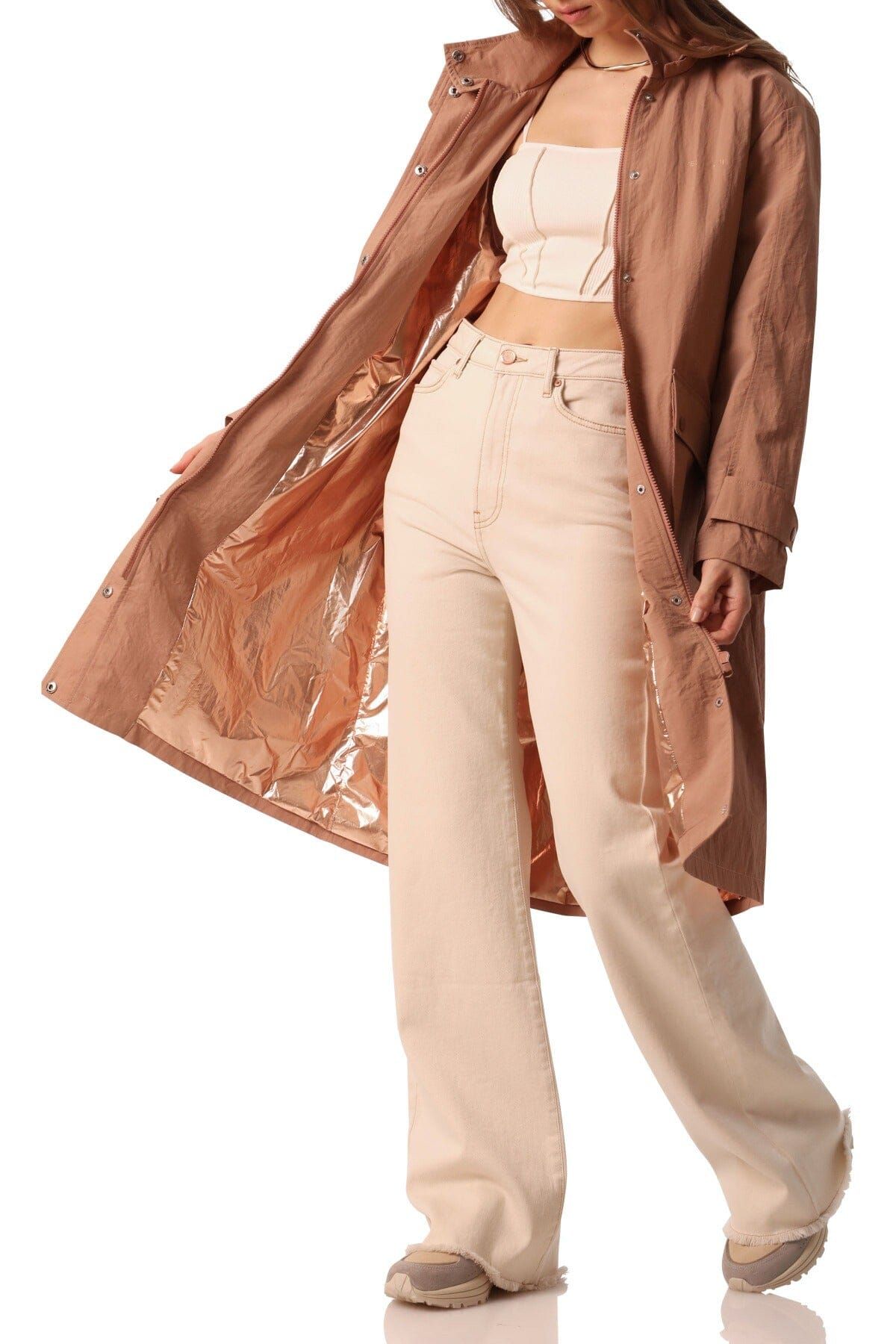 Oversized Nylon Rain Anorak sold by Avec Les Filles product image thumbnail 15