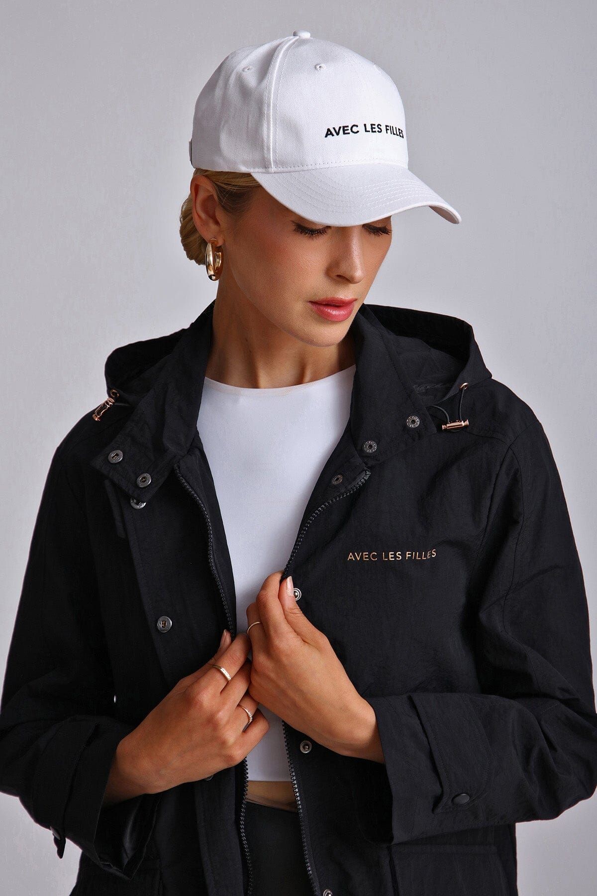 Oversized Nylon Rain Anorak sold by Avec Les Filles product image thumbnail 10