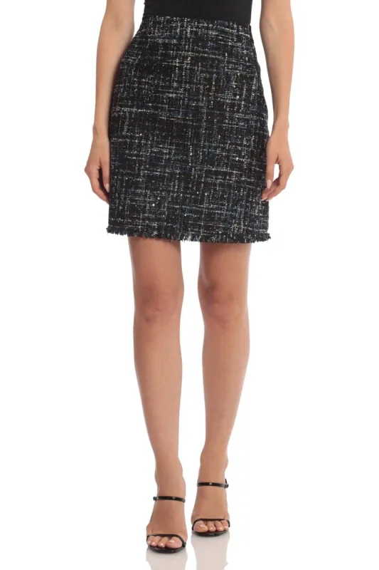 Tweed A-Line Mini Skirt sold by Avec Les Filles