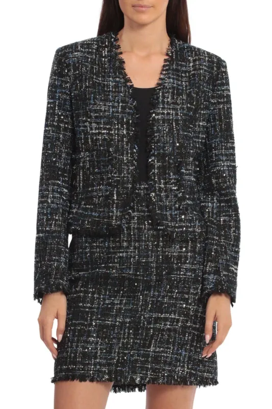 Tweed Open-Front Jacket sold by Avec Les Filles